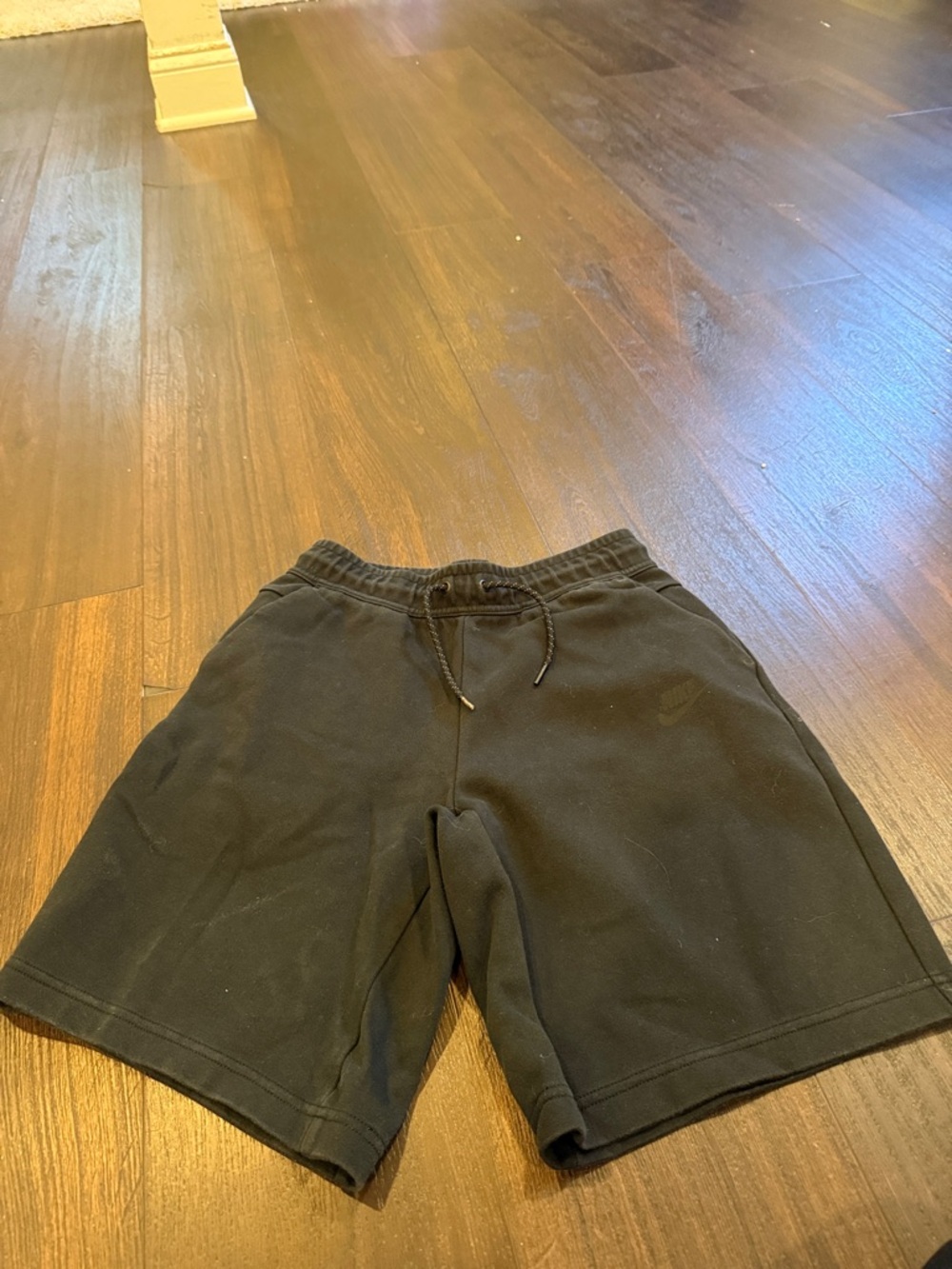 Nike Black Kids' Drawstring Athletic Shorts